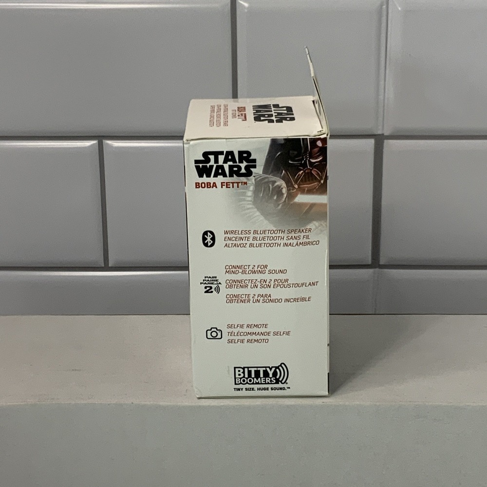 Bitty Boomers Star Wars Book of Boba Fett - Boba Fett Bluetooth Speaker - Picture 2 of 6